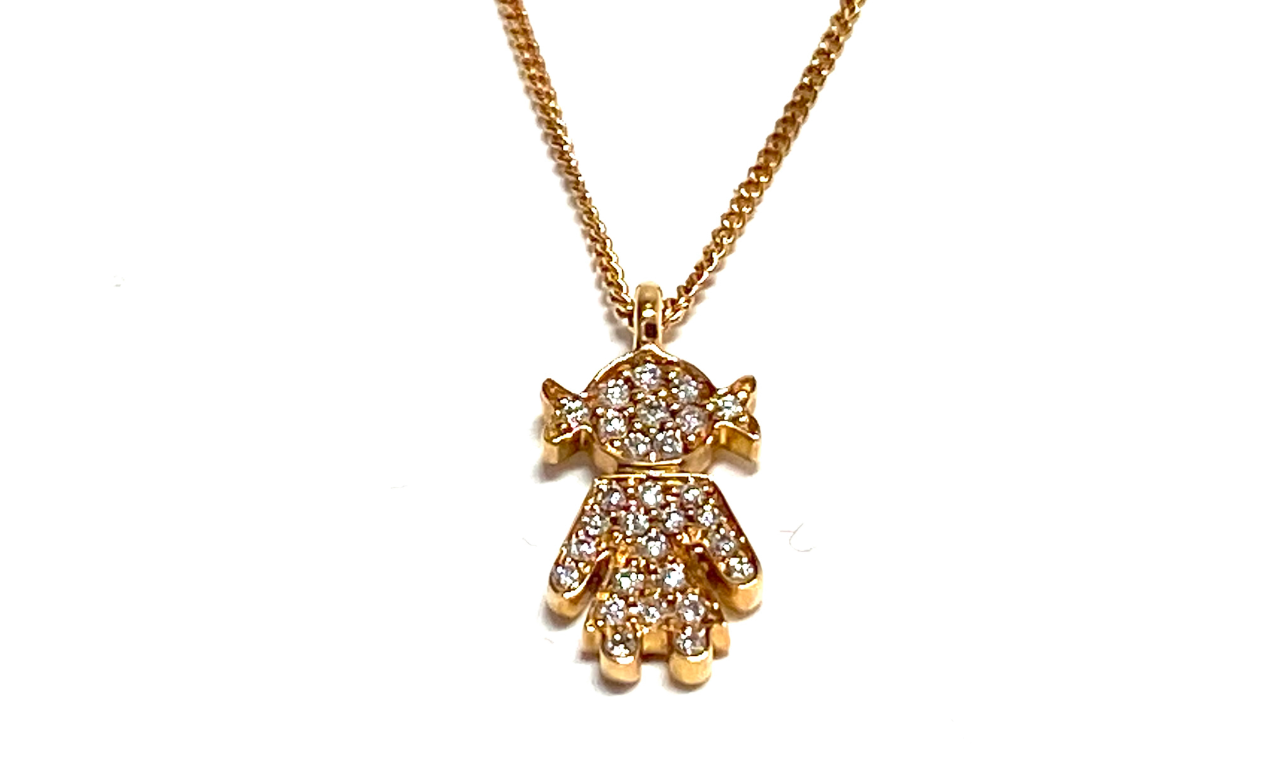 Girl Diamond Pendant