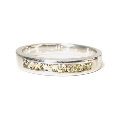 Citrine Wedding Band