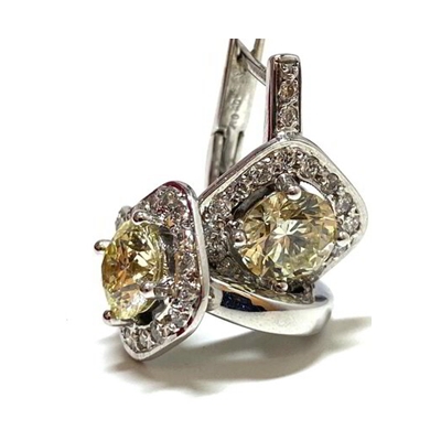 Halo Diamond Earrings