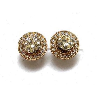 Halo Diamond Earring