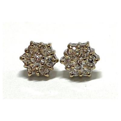 Flowers And Diamonds Earrings