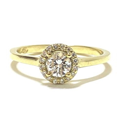 Halo Diamond Ring