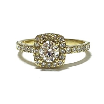 Halo Diamond Ring