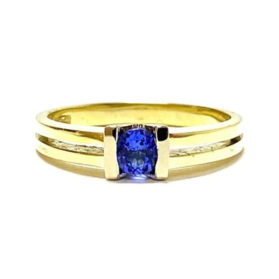 Tanzanite Gold Ring
