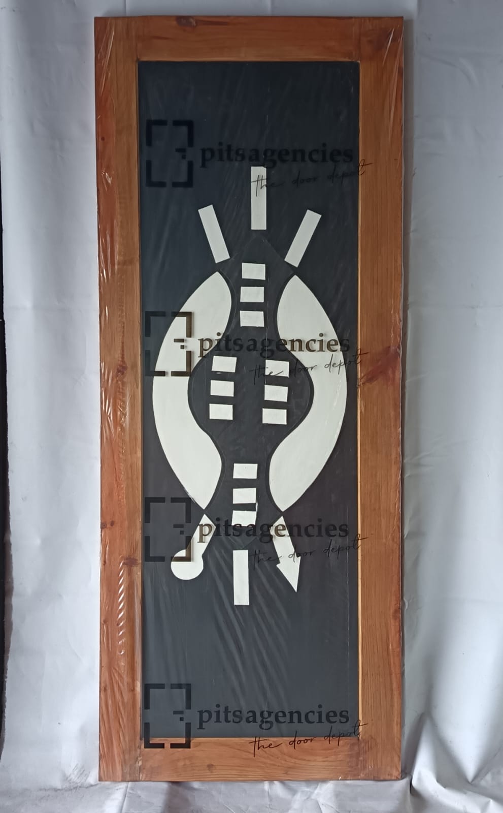 Pine carved doors - Image 3