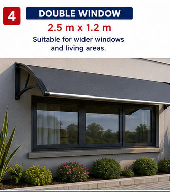 Double Window Awning